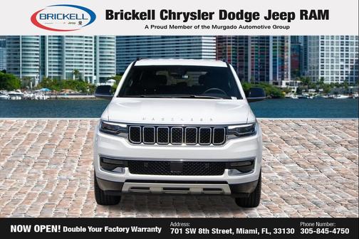 Bright White Clearcoat 2024 Jeep Wagoneer L Series II 4x4