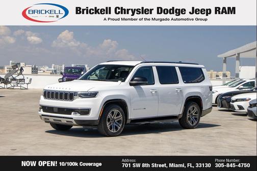 Bright White Clearcoat 2024 Jeep Wagoneer L Series II 4x4