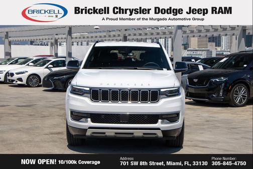 Bright White Clearcoat 2024 Jeep Wagoneer L Series II 4x4