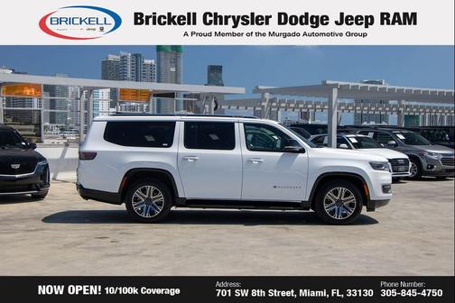 Bright White Clearcoat 2024 Jeep Wagoneer L Series II 4x4