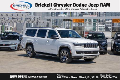 Bright White Clearcoat 2024 Jeep Wagoneer L Series II 4x4