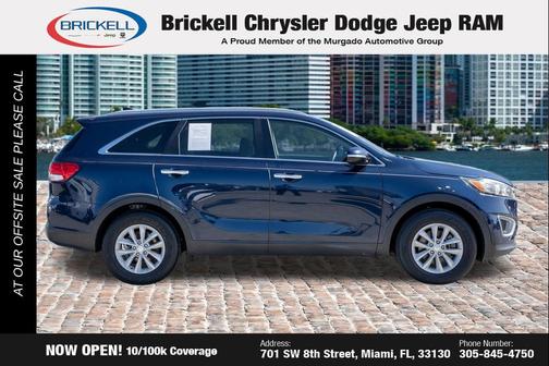 Blaze Blue 2018 Kia Sorento LX