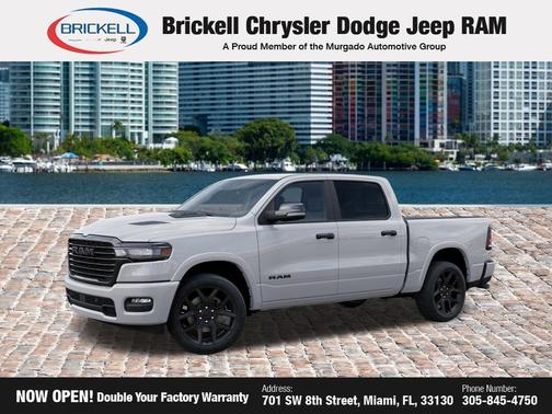 Bright White Clearcoat 2026 RAM 1500 Laramie