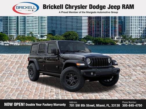 Black Clearcoat 2026 Jeep Wrangler Willys