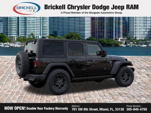 Black Clearcoat 2026 Jeep Wrangler Willys