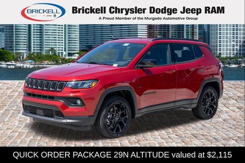Red Hot Pearlcoat 2026 Jeep Compass Latitude