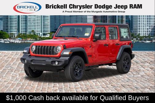 Firecracker Red Clearcoat 2026 Jeep Wrangler Sport