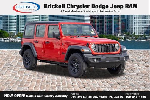 Firecracker Red Clearcoat 2026 Jeep Wrangler Sport