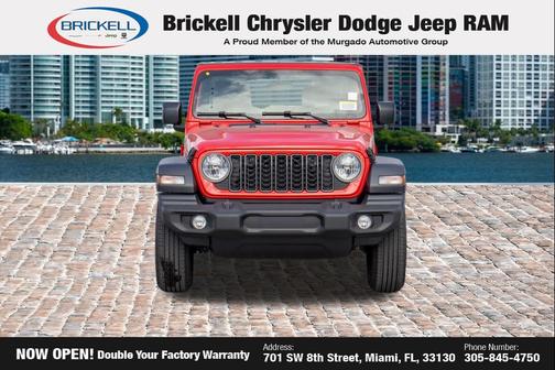 Firecracker Red Clearcoat 2026 Jeep Wrangler Sport