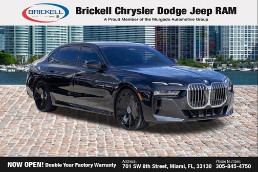 Black Sapphire Metallic 2024 BMW 740 740i