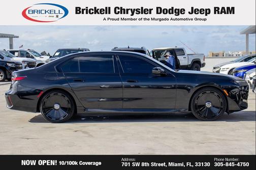 Black Sapphire Metallic 2024 BMW 740 740i