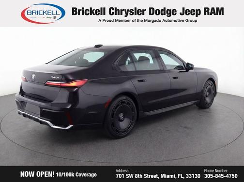 Black Sapphire Metallic 2024 BMW 740 740i