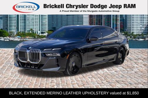 Black Sapphire Metallic 2024 BMW 740 740i