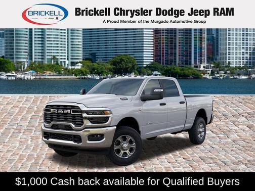 Bright White Clearcoat 2026 RAM 2500 Big Horn Crew Cab 4x4 6'4' Box