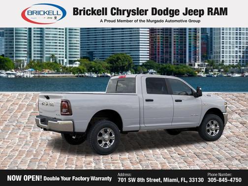 Bright White Clearcoat 2026 RAM 2500 Big Horn Crew Cab 4x4 6'4' Box