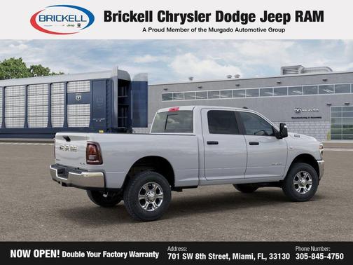 Bright White Clearcoat 2026 RAM 2500 Big Horn Crew Cab 4x4 6'4' Box
