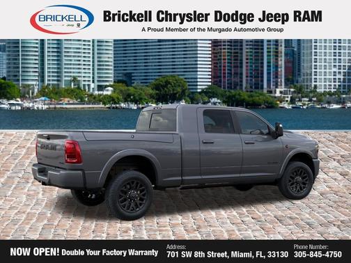 Ceramic Gray Clearcoat 2026 RAM 2500 Limited Mega Cab 4x4 6'4' Box