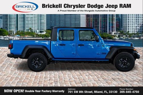 Hydro Blue Pearlcoat 2026 Jeep Gladiator Sport