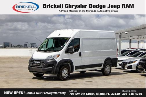 Bright White Clearcoat 2026 RAM ProMaster 2500 Tradesman