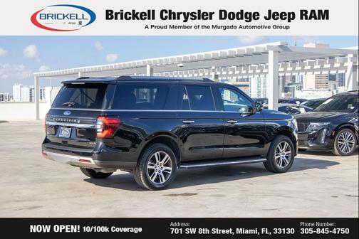 AGATE BLACK METALLIC 2023 Ford Expedition Max Limited