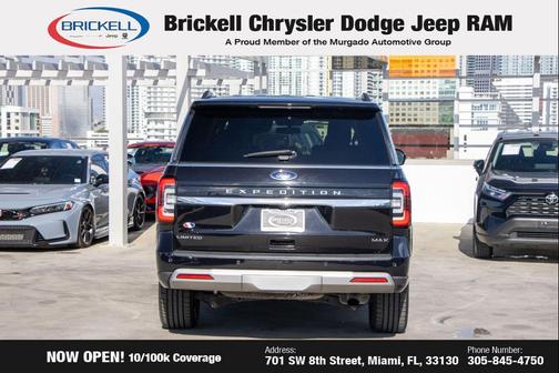 AGATE BLACK METALLIC 2023 Ford Expedition Max Limited