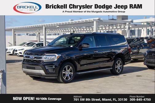 AGATE BLACK METALLIC 2023 Ford Expedition Max Limited