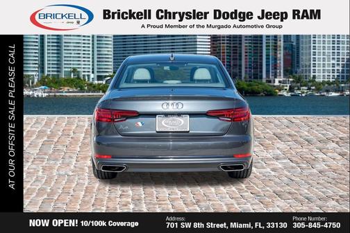 Gray 2019 Audi A4 2.0T Premium