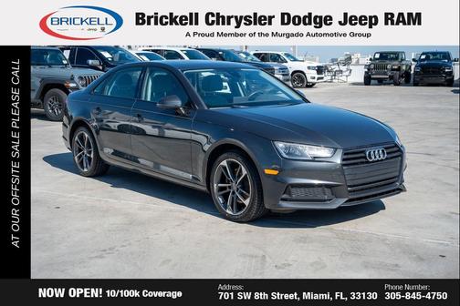 Gray 2019 Audi A4 2.0T Premium