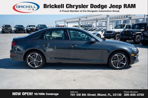 Gray 2019 Audi A4 2.0T Premium