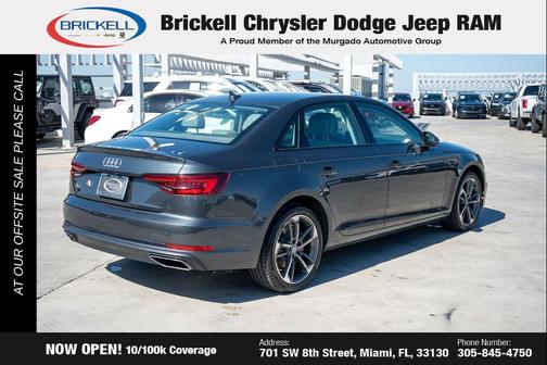 Gray 2019 Audi A4 2.0T Premium