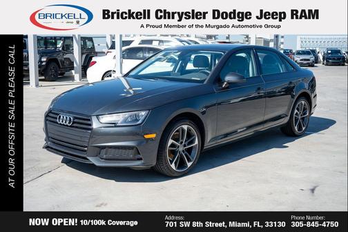 Gray 2019 Audi A4 2.0T Premium