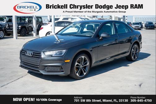 Gray 2019 Audi A4 2.0T Premium