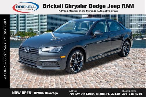 Gray 2019 Audi A4 2.0T Premium