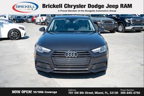 Gray 2019 Audi A4 2.0T Premium