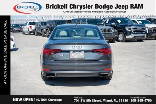 Gray 2019 Audi A4 2.0T Premium