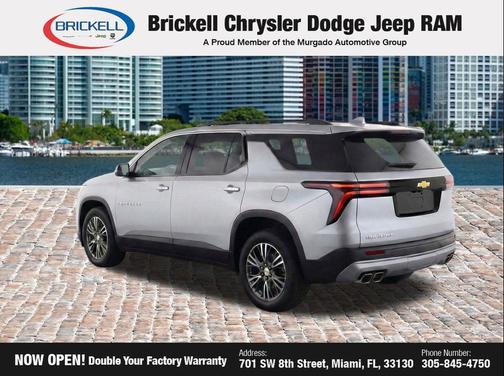 Sterling Gray Metallic 2024 Chevrolet Traverse LT