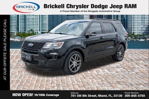 SHADOW BLACK 2018 Ford Explorer Sport
