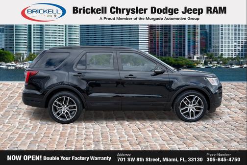SHADOW BLACK 2018 Ford Explorer Sport