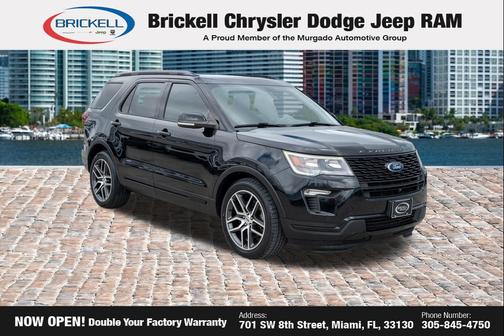 SHADOW BLACK 2018 Ford Explorer Sport