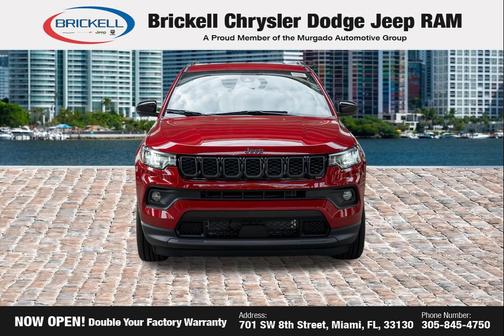 Red Hot Pearlcoat 2026 Jeep Compass Latitude