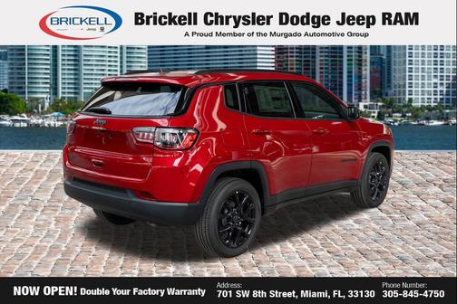 Red Hot Pearlcoat 2026 Jeep Compass Latitude