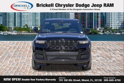 Diamond Black Crystal Pearlcoat 2025 Jeep Grand Cherokee L Altitude