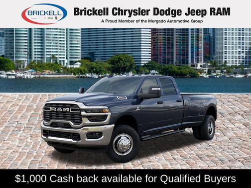 Forged Blue Metallic 2026 RAM 3500 Tradesman Crew Cab 4x4 8' Box