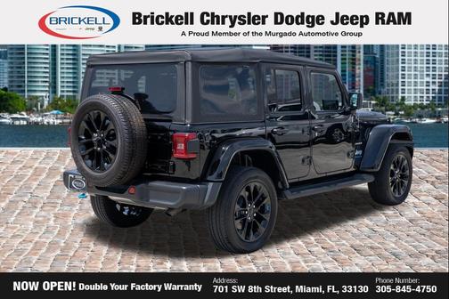 Black Clearcoat 2023 Jeep Wrangler 4xe Sahara