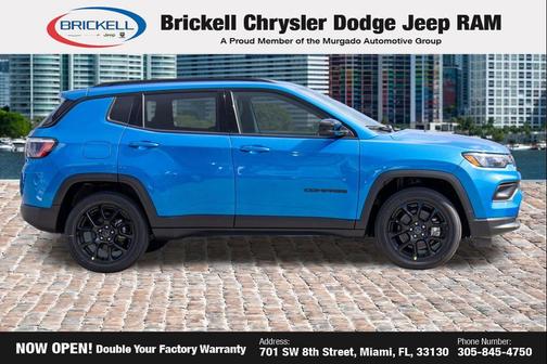 Hydro Blue Pearlcoat 2026 Jeep Compass Latitude