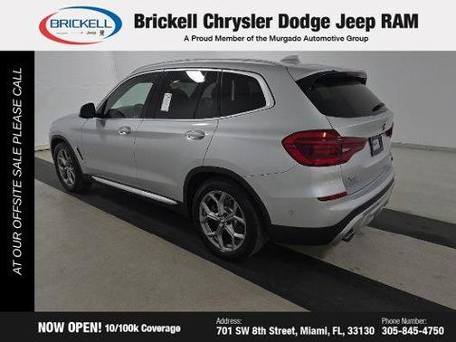 Glacier Silver Metallic 2020 BMW X3 sDrive30i