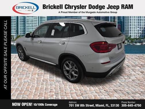 Glacier Silver Metallic 2020 BMW X3 sDrive30i