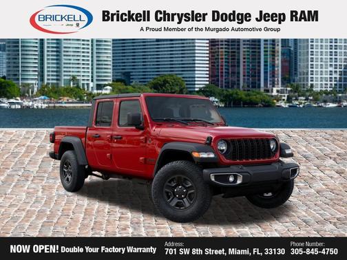 Firecracker Red Clearcoat (DISC) 2026 Jeep Gladiator Sport