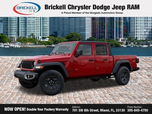 Firecracker Red Clearcoat (DISC) 2026 Jeep Gladiator Sport