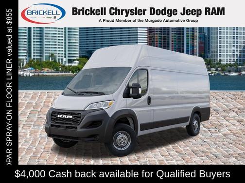 Bright White Clearcoat 2026 RAM ProMaster 3500 High Roof